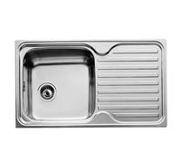 Évier simple - Teka - 11119017 CLASSIC 1C 1 - Gris - 1 bac - Évier de qualité