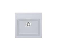 Evier Sirius Sid610-560 Blanc Artic (Sous Meuble 60Cm) 560X530X200Mm