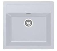 Evier Sirius Sid610-560 Blanc Artic (Sous Meuble 60Cm) 560X530X200Mm G