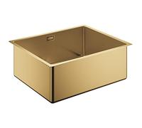 Evier sous plan en acier inoxydable K700 31574 1 vasque 538x438mm or brillant geb.