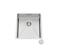 Evier sous-plan inox nid d'abeille VIBRATO 1 bac 450x450 mm