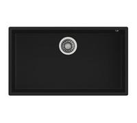 Evier sous plan Square 72.40 TG N, sous plan , 76 cm