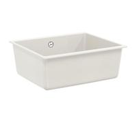 vidaXL Évier Blanc 530 x 460 mm 80% Quartz et 20% Résine