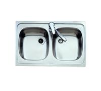 Évier - Teka - 10103011 - 2 bacs - Inox - Rectangulaire