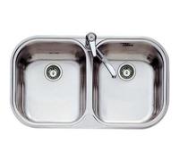 Evier - TEKA - STYLO 2C - Inox 18/10 - 2 cuves - Vidage manuel