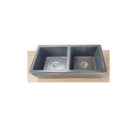 Evier Timbre D'office Belfast 2 cuves anthracite