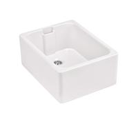 Évier timbre d'office céramique Sanindusa BELFAST Blanc 1 bac