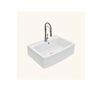 Evier timbre d'office granit blanc cassé FOCA 1 bac