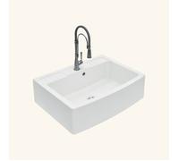 Évier timbre d'office granit blanc FOCA 1 bac