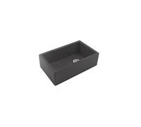 Evier timbre d'office granit gris PHILIPPE II 1 bac - sans trop plein