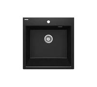 Deante Eridan évier en granit 61x60 cm noir ZQE_N10K