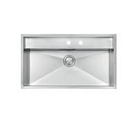 Evier timbre d'office inox lisse DIAMANTE 1 bac