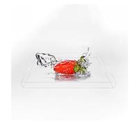 Évier transparent peu profond, Photographie acrylique réservoir d'eau peu profonde transparent plusieurs tailles(80x60x5.5cm/32x24x2.2in)