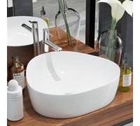 Evier triangulaire Céramique Blanc 50,5 x 41 x 12 cm