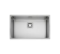 Évier Une cuve Fulgor Milano Rectangulaire 76 cm P1B 8343 Q U Satin Steel