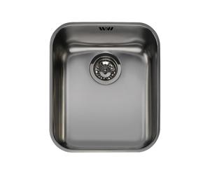 Évier Une cuve Smeg Rectangulaire 40 cm Universel Alba UM40 Inox