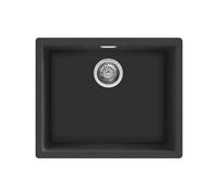 Évier Une cuve Smeg Rectangulaire 56 cm Universel Quadra VZP56N Noir
