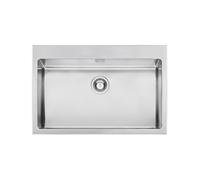 Évier Une cuve Smeg Rectangulaire 70 cm Universel Mira VQR71RS Acier