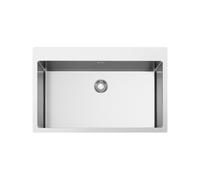 Évier Une cuve Smeg Rectangulaire 70 cm Universel Mira VR12S70RS Inox