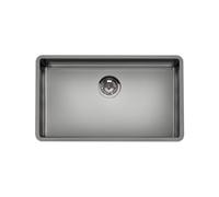 Évier Une cuve Smeg Rectangulaire 70 cm Universel Mira VSTR71DKX Noir