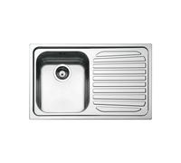 Évier Une cuve Smeg Rectangulaire 79 cm Universel Alba SP791D-2 Inox