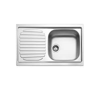 Évier Une cuve Smeg Rectangulaire 79 cm Universel Omni LYP791S Inox