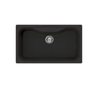 Évier Une cuve Smeg Rectangulaire 86 cm Classica LSEG860A2 Noir