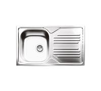 Évier Une cuve Smeg Rectangulaire 86 cm Universel Omni LYP861D Inox