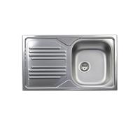 Évier Une cuve Smeg Rectangulaire 86 cm Universel Omni LYP861S Inox
