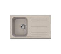 Évier Une cuve Smeg Rectangulaire 86 cm Universel Rigae LZ861AV2 Avoine