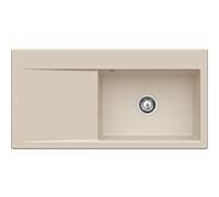 Villeroy und Boch Subway Évier Style 60 336100AM Spülbecken droit, 510 mm, amande CeramicPlus