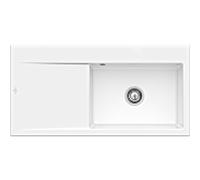 Villeroy und Boch Subway Évier Style 60 336100KG Spülbecken droit, 510 mm, blanc neige CeramicPlus