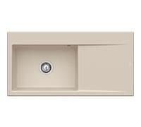 Villeroy und Boch Subway Évier Style 60 336200AM Spülbecken gauche, 510 mm, amande CeramicPlus