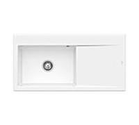 Villeroy und Boch Subway Évier Style 60 336200KG Spülbecken gauche, 510 mm, blanc neige CeramicPlus