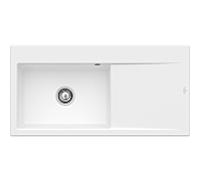 Villeroy und Boch Subway Évier Style 60 336200RW Spülbecken gauche, 510 mm, blanc pierre CeramicPlus
