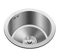 Éviers de cuisine en acier inoxydable avec et drain Évier moderne argenté RV Évier de préparation à barre à bol unique (taille : 41 x 41 x 21 cm)