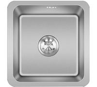 Éviers de cuisine Évier de préparation de bar Évier de cuisine à cuve unique en acier inoxydable avec drain Évier multifonction RV Évier encastrable ou encastré (taille : 35 x 33 x 19 cm)