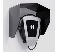 EVify Auvent Wallbox en Acier Inoxydable pour Borne de Recharge, Station de Charge Voiture Électrique - Abri Intempéries, Protection Pluie, Protege Wallbox, Auvent Borne Recharge