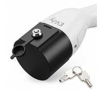 EVify Câble de charge antivol de type 2 pour voiture électrique - Capuchon de sécurité verrouillable contre le chargement non autorisé - Protection mobile avec fixation pour wallbox et déplacements