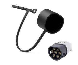 EVify Couvercle de protection pour câble de charge Type 2 côté véhicule - Protection contre la poussière et les dommages - Universel - Couvercle de protection pour connecteur EV Type 2 - Couverture de