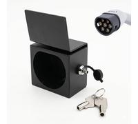 EVify Support mural verrouillable de type 2 pour câble de charge de voiture électrique - Protection antivol universelle et support de câble pour prise EV - Support de câble Wallbox robuste avec