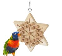 EviKoo Jouets en liège pour oiseaux, accessoires de cage pour perroquet, jouet en liège à mâcher, jeux de chasse au trésor en liège pour cacher des friandises, jouet pour perroquet pour petits et