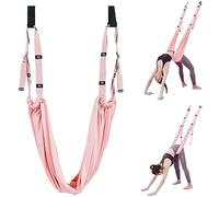 EviKoo Sangle de Yoga Extensible, Hamac Aérien, Balançoire d'Inversion, Bande à la Taille pour Yoga, Ballet, Danse, Gymnastique, Pom-Pom Girl, Fitness Splits