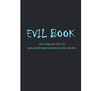 Evil Book: Libro-Agenda 2021/22 Para Escribir Poemas Todos Los Días Del Año