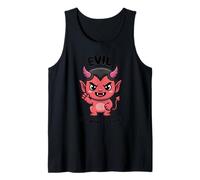 Evil But Make It Cute - Playful Devil Cartoon Art Débardeur