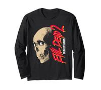 Evil Dead 2 Dead by Dawn Skull Design Horror Movie Manche Longue
