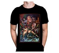 Evil Dead T-shirt gothique pour homme Motif horreur d'Halloween Noir, Noir , M
