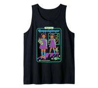 Evil Doppelganger Sarcastic Retro Vintage Funny Adult Humor Débardeur