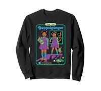 Evil Doppelganger Sarcastic Retro Vintage Funny Adult Humor Sweatshirt