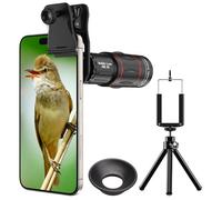 Evil Eye 18X Téléobjectif iPhone/Smartphone - Téléobjectif Zoom Téléphone Portable, Objectif iPhone HD pour Photographie Sportive et Faune Sauvage